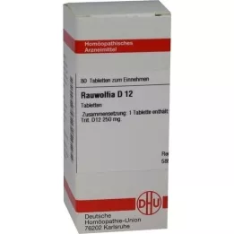 RAUWOLFIA D 12 tabletter, 80 st