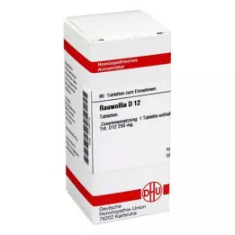 RAUWOLFIA D 12 tabletter, 80 st