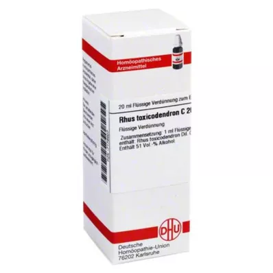 DHU Rhus toxicodendron C 200 Spädning, 20 ml DHU Rhus toxicodendron C 200 Spädning, 20 ml