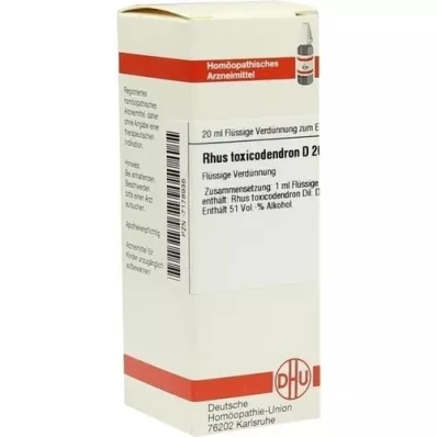 RHUS TOXICODENDRON D 200 utspädning, 20 ml
