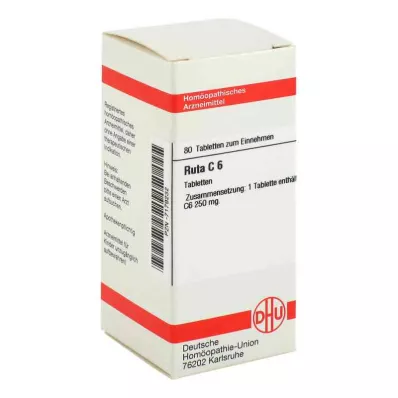 Ruta C6 tabletter (80 stycken)