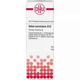 SABAL SERRULATUM D 12 Utspädning, 20 ml