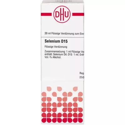 SELENIUM D 15 utspädning, 20 ml