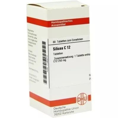 SILICEA C 12 tabletter, 80 pc
