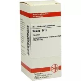 SILICEA D 15 tabletter, 80 pc