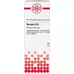 SPONGIA D 10 Utspädning, 20 ml