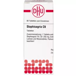 STAPHISAGRIA C 9 tabletter, 80 pc