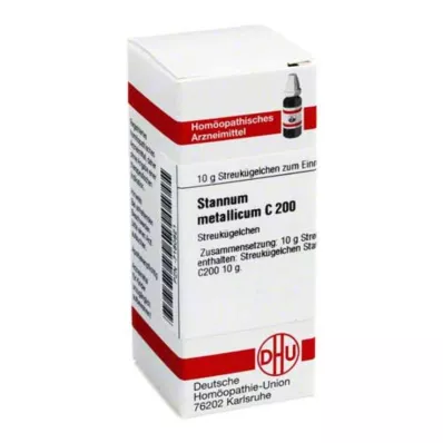 DHU Stannum metallicum C 200 kulor, 10 g DHU Stannum metallicum C 200 kulor, 10 g