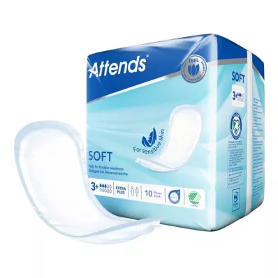 Attends Soft 3 + extra plus innersulor anatomiska, 10 st Attends Soft 3 + extra plus innersulor anatomiska, 10 st
