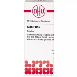 SULFUR D 15 tabletter, 80 pc