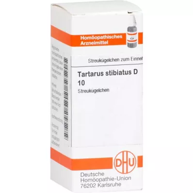 TARTARUS STIBIATUS D 10 globuli, 10 g TARTARUS STIBIATUS D 10 globuli, 10 g
