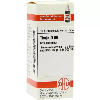 DHU Thuja D 60 kulor, 10 g DHU Thuja D 60 kulor, 10 g