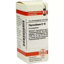 THYREOIDINUM D 10 globuli, 10 g