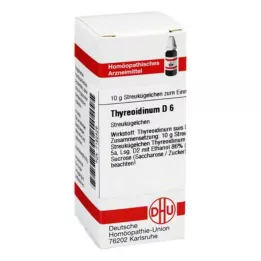 THYREOIDINUM D 6 kulor, 10 g
