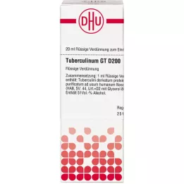 TUBERCULINUM GT D 200 utspädning, 20 ml