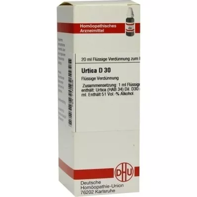 URTICA D 30 Utspädning, 20 ml