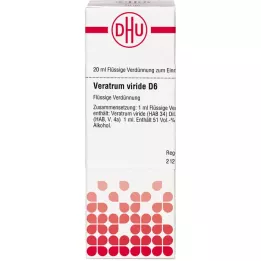 VERATRUM VIRIDE D 6 Utspädning, 20 ml