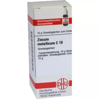 DHU Zincum metallicum C 10 kulor, 10 g