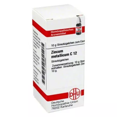 DHU Zincum metallicum C 12 kulor, 10 g DHU Zincum metallicum C 12 kulor, 10 g
