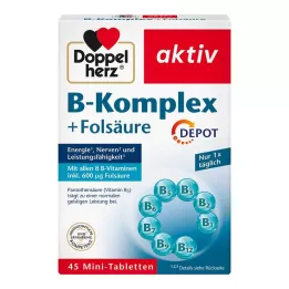 DOPPELHERZ B-komplex+folsyra tabletter, 45 st