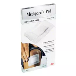 MEDIPORE+Pad 3M 10x20cm 3570NP Plåster, 5 st