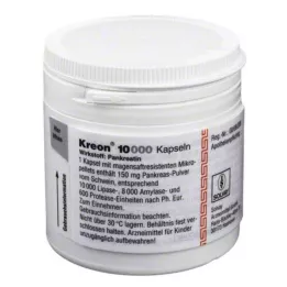 KREON 10 000 hårda kapsyler med enterikaklädda pellets, 200 st