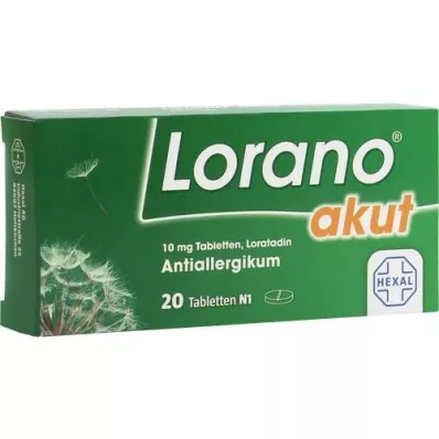 LORANO Akuttabletter, 20 st