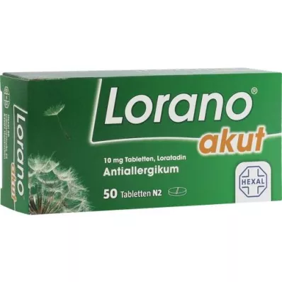 LORANO Akuttabletter, 50 st