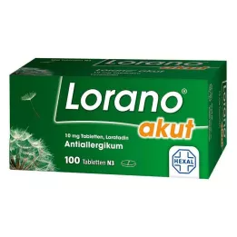 LORANO Akuttabletter, 100 st