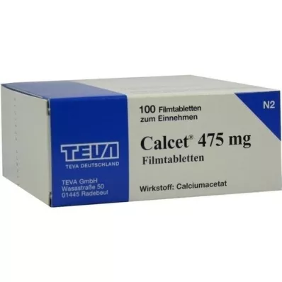CALCET 475 mg filmdragerade tabletter, 100 st