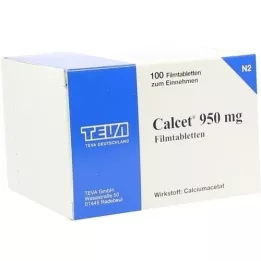 CALCET 950 mg filmdragerade tabletter, 100 st