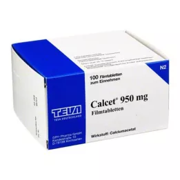 CALCET 950 mg filmdragerade tabletter, 100 st