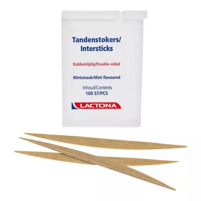 Tandstickor Lactona Intersticks mint dubbeländade, 100 st Tandstickor Lactona Intersticks mint dubbeländade, 100 st