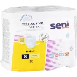 SENI Active Normal Incontinence Briefs Disposable S, 10 st