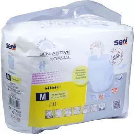 SENI Active Normal Incontinence Brief Disposable M, 10 st