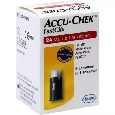 ACCU-CHEK FastClix-lansettar, 24 st