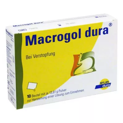 Macrogol dura pulver för att göra en oral lösning, 10 st Macrogol dura pulver för att göra en oral lösning, 10 st