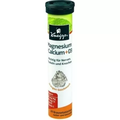 KNEIPP Magnesium+kalcium brustabletter, 20 st