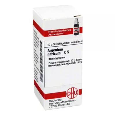 DHU Argentum nitricum C 5 kulor, 10 g DHU Argentum nitricum C 5 kulor, 10 g