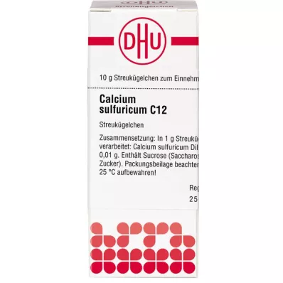 CALCIUM SULFURICUM C 12 globuli, 10 g