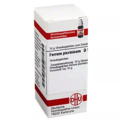 DHU Ferrum picrinicum D 12 kulor, 10 g DHU Ferrum picrinicum D 12 kulor, 10 g
