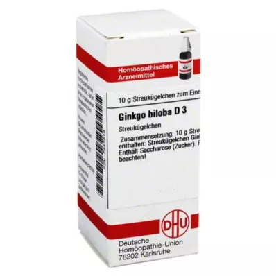 DHU Ginkgo biloba D 3 kulor, 10 g DHU Ginkgo biloba D 3 kulor, 10 g