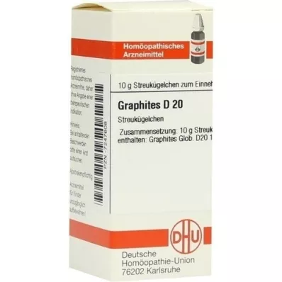 GRAPHITES D 20 globuli, 10 g