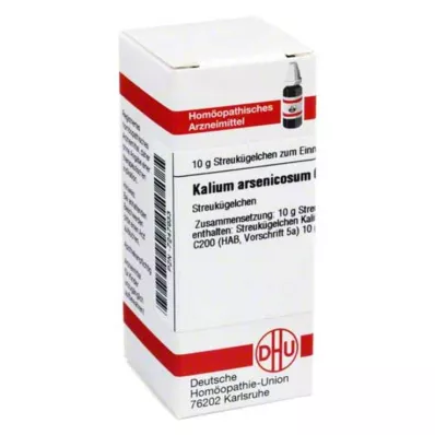 KALIUM ARSENICOSUM C 200 globuli, 10 g