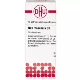 NUX MOSCHATA C 6 globuli, 10 g