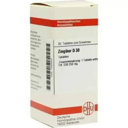 ZINGIBER D 30 tabletter, 80 pc