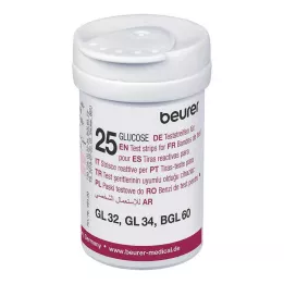 BEURER GL32/GL34/BGL60 teststickor för blodglukos, 50 st
