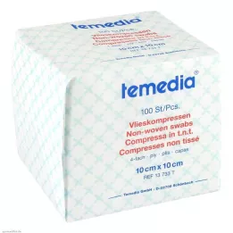 VLIESKOMPRESSEN 10x10 cm icke-steril 4-faldig, 100 st