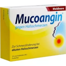 MUCOANGIN Sugtabletter med vilda bär 20 mg, 18 st