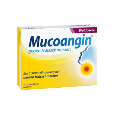MUCOANGIN Sugtabletter med vilda bär 20 mg, 18 st